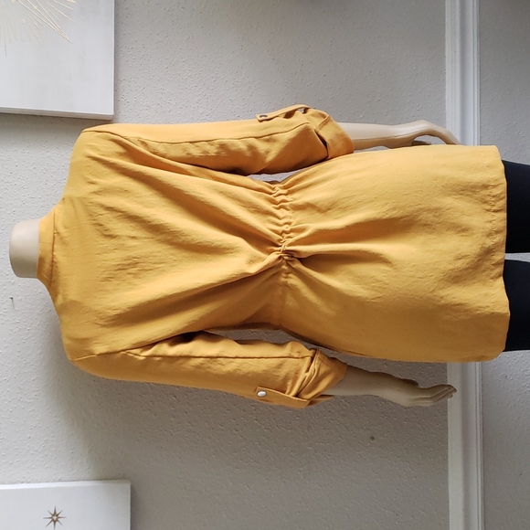 Dudes Yellow Long Blazer Size L - Picture 4 of 6